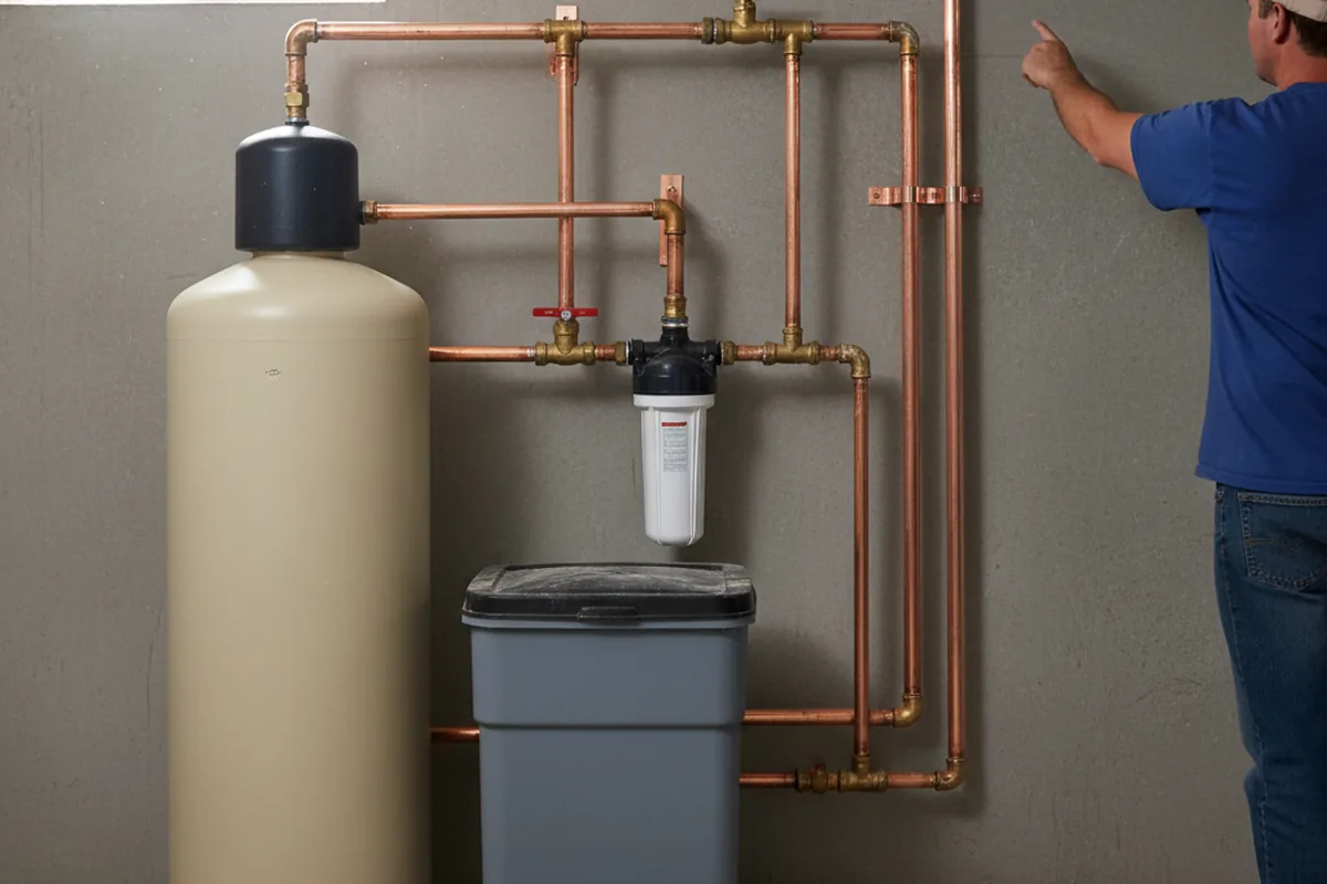 Whole-house water treatment system installed in Proctor